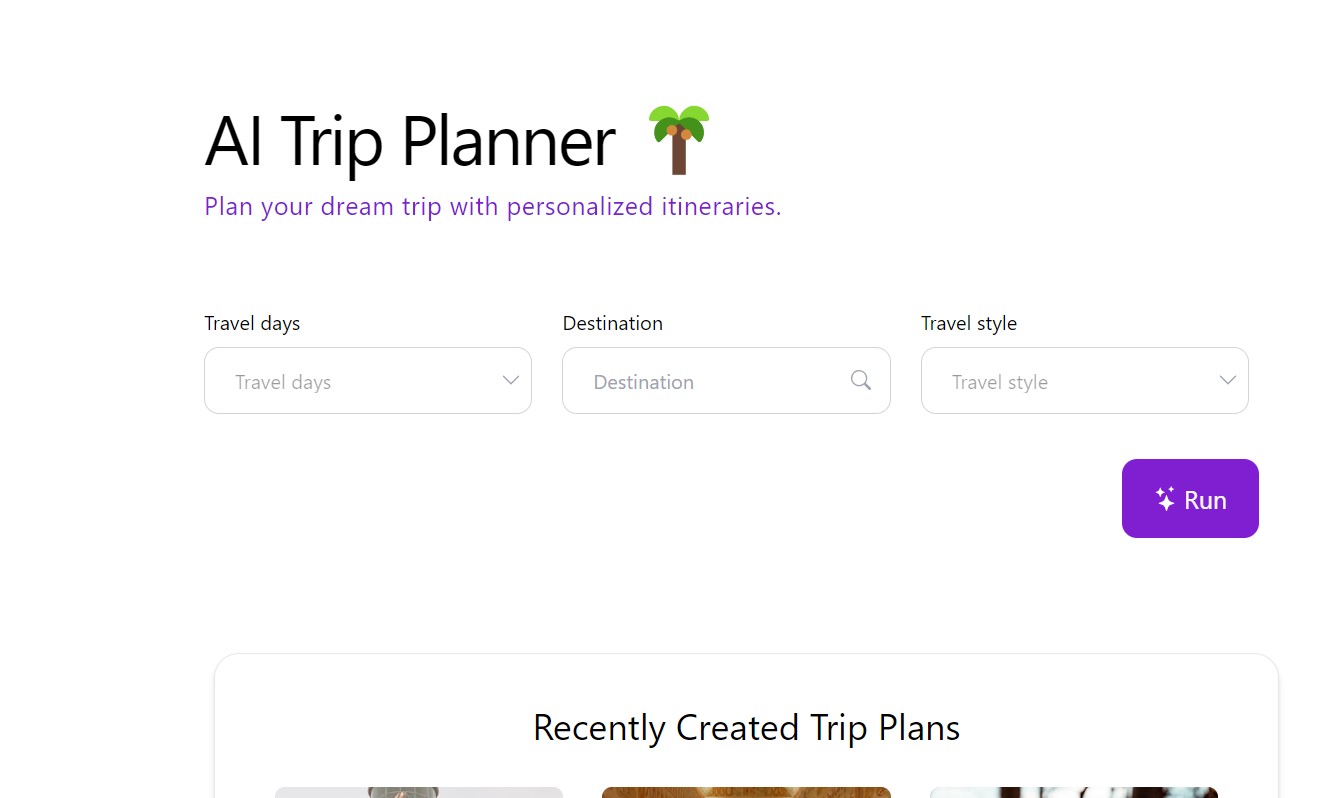 AI Trip Planner